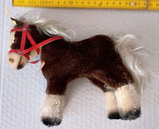 Antikes Original Steiff Stofftier Pferd Cosy Ponny "Ferdi", ca.  20 x 18 cm