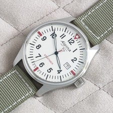 ALPINA Herrenuhr Quarz AL-240S4S6 Startimer Pilot