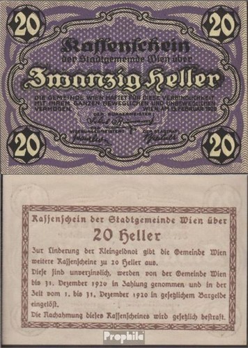Banknoten österreich 1920 - Österreich,