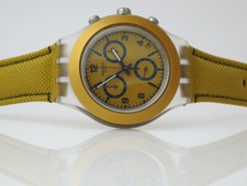 MUSTARDY - Swatch Diaphane Chrono - SVCK4069 - NEU und ungetragen