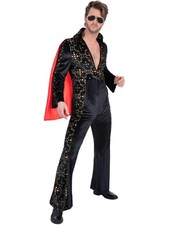 Smiffys Elvis Black Rhinestone