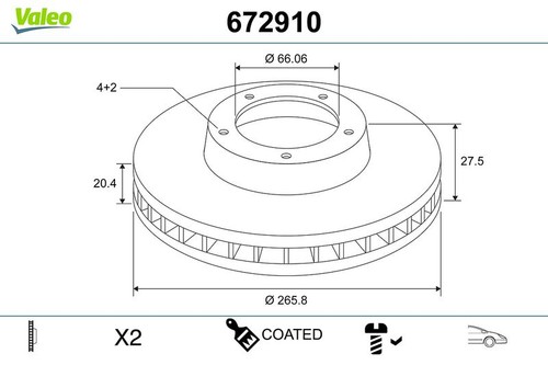 Valeo 672910 - valeo,