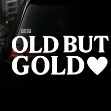 OLD BUT GOLD Aufkleber Auto |