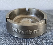 MARLBORO Aschenbecher Ascher Raucher 363g rund Metall Dachbodenfund Nachlass
