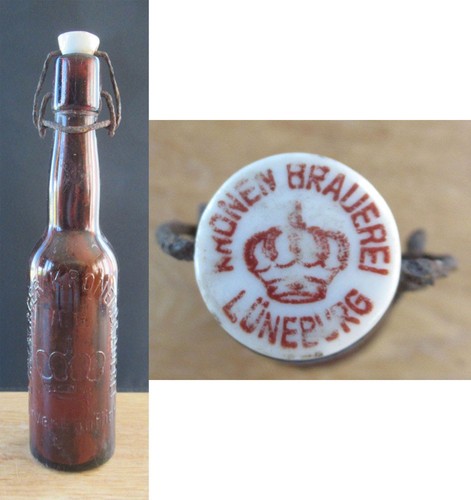 Alte bierflasche mit - alte,
