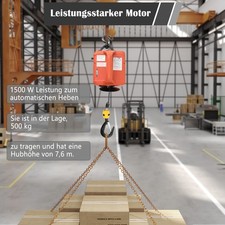 Elektrische Seilwinde Motorwinde Elektro Seilzug Winde Hebezug mit Fernbedienung