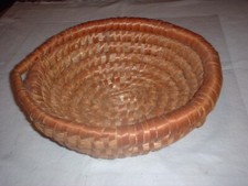 Antiker alter Brotkorb Backkorb aus Stroh geflochten um 1965 kann auch als Zierd