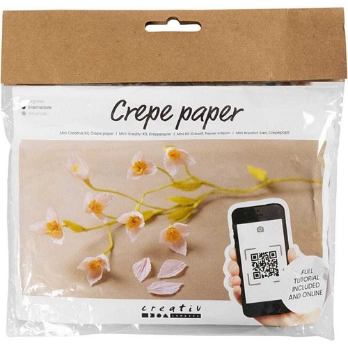 Mini kreativ set krepppapier - kreativ,