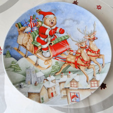 DDR WANDTELLER WEIHNACHTEN