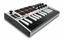 Akai MPK Mini MK3 White USB Midicontroller Keyboard 25 Minitasten 8 MPC Pads DAW