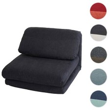 Schlafsessel HWC-E68, Schlafsofa Klappsessel Relaxsessel, Stoff/Textil
