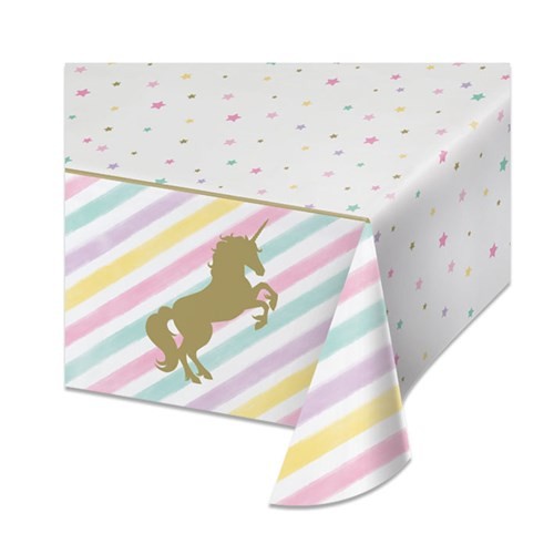 Tischdecke unicorn sparkle - tischdecke,