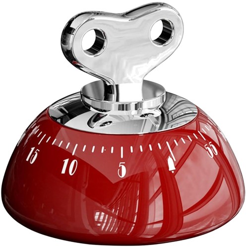 Küchentimer mechanisch rot - mechanisch,