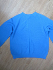 Strickpullover s.Oliver Gr. 38/40 M Royalblau Viskose/Baumwolle/Polyamid