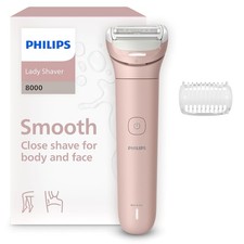 Philips Lady Shaver Series 8000 - kabelloser elektrischer Rasierer, LED-Licht