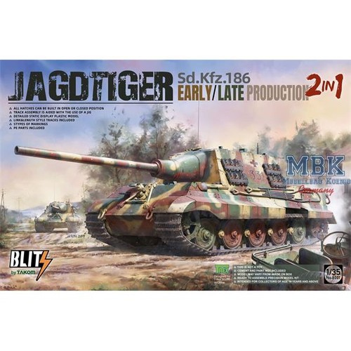 Takom model tak8001 jagdtiger - tak8001,
