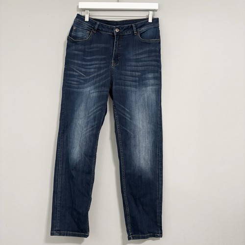 Ruti dark blue - straight, leg