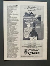 Cognac Otard V.S.O.P. 60s retro 1966 Vintage Ad Werbung Reklame