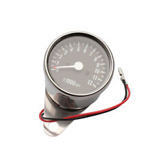 Universal Chrom Mini Drehzahlmesser DZM Tachometer 65mm für Honda 750 für Suzuki