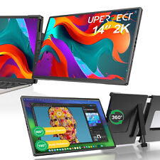 14" 2K Monitor QHD Tragbares Display Erweiterter Bildschirm Für Laptop Computer 