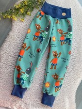 ♥ Warme Pumphose Mitwachshose (Sweat) ♥ Gr.  104 - 110 NEU Handmade *Freunde*