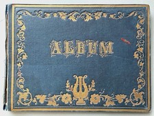 antikes Poesiealbum 1860-1863