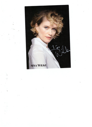 Sina wilke autogramm - sina, wilke.......autogramm