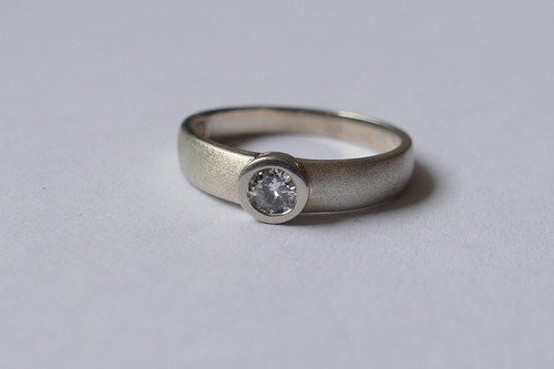 Ring solitär zirkonia - solitär, 1