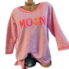 Zwillingsherz Sweatshirt Pullover Damen Rosa Moin S bis 2XL (1 206) NEU