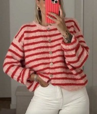 Vintage gestreifter Cadigan
