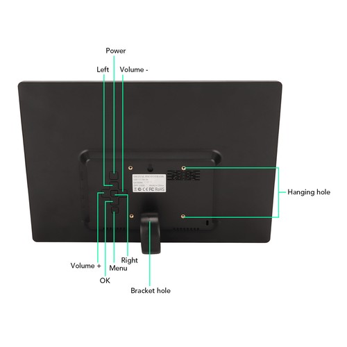Plug 4in lcd digital - plug, 15.4in