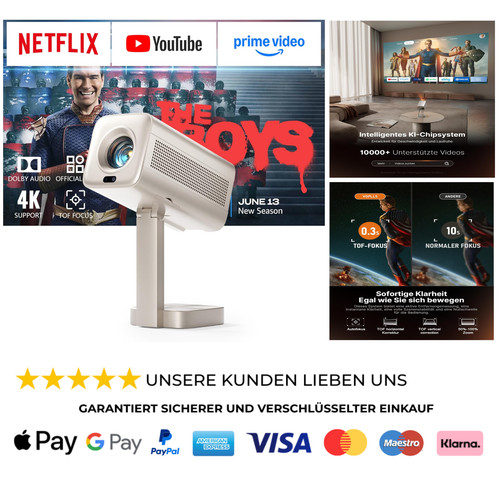 Smart mini beamer heimkino - beamer, 4k