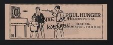 OLBERNHAU, Werbung 1925, Paul Hunger Kinder-Gewehr-Fabrik