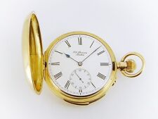 J. Benson London Herren Taschenuhr Minutenrepetition in 750/- Gelbgold!