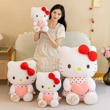 Sanrio Hello Kitty Plüschpuppe Groß Weich Kawaii Kissen Deko-Spielzeug
