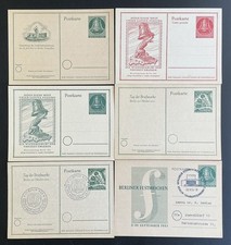 BERLIN 1949 P9,12II,14,28-29,30  etc gute GANZSACHEN meist ** POSTFRISCH (G2510