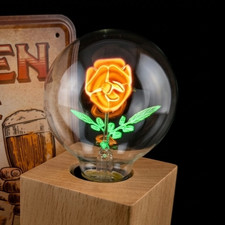 Neon Glimmlampe Vintage Rote