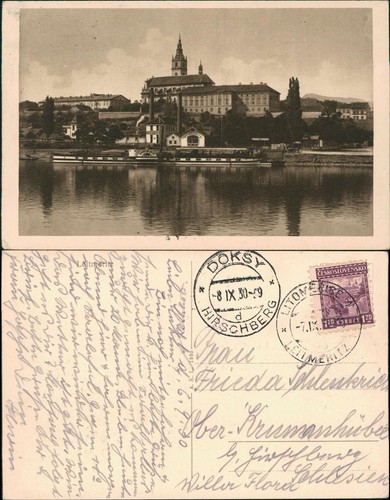 Postcard leitmeritz - postcard,