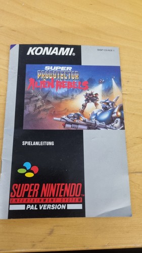 Super probotector alien rebels - super,