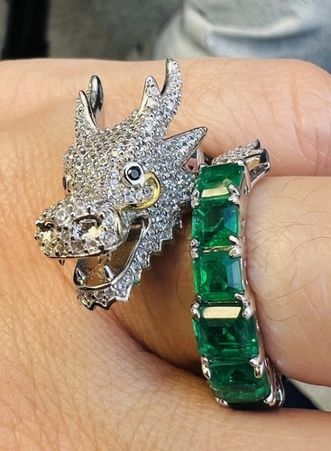 Drachenkopf cocktail ring - drachenkopf, cocktail-ring