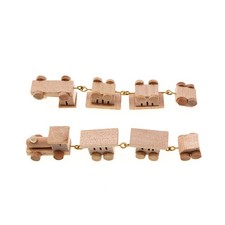 Mini-Holzzug Puppenhaus 1/12