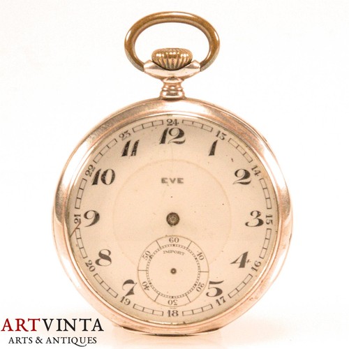 Eve herren taschenuhr - taschenuhr, silber