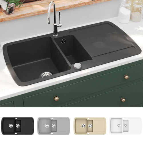 Granitspüle doppelbecken mit - granitspüle,