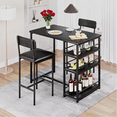 Bartisch mit barhocker set - barhocker,
