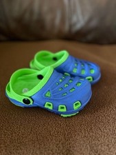 Aqua-Schuh, Kinderclogs Kinder sneaker blau/grün  Kids Pool Shoes Gr. 25