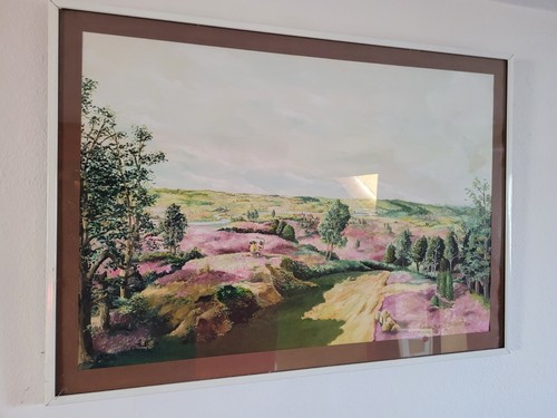 Gemälde heidelandschaft auf - gemälde,