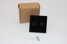 Maclean MCE703B Touch Lichtschalter Wandschalter Glas Schalter mit farbwechsel