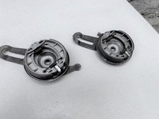 Zündapp Luxus Mofa / Moped 442,  2x Bremsankerplatten Hinterrad m. Bremsbacken