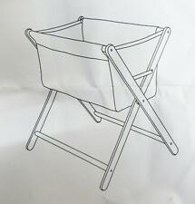 Little Chick London LC1104 Babywiege Babybett Subenbett faltbar weiß Holz II2