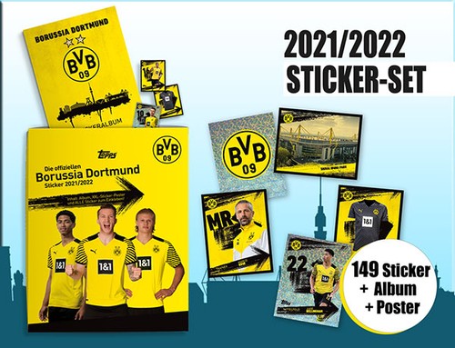 Bvb offizielles sticker set - bvb, sticker-set